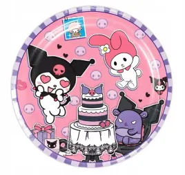 talerzyki-talerze-papierowe-kuromi-my-melody-happy-birthday-18-cm-10szt-k4t