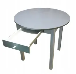 stol-okragly-70-cm-szuflada-bialy-szary