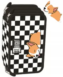 piornik-potrojny-z-wyposazeniem-trzy-przegrody-piesek-corgi-st-majewski