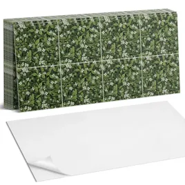 komplet-kafelkow-samoprzylepnych-kwiatowy-wzor-z-liscmi-10-szt-40x20-cm