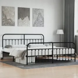 vidaxl-metalowa-rama-lozka-z-wezglowiem-i-zanozkiem-czarna-200x200cm