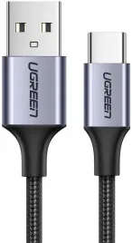 kabel-ugreen-us288-usb-a-usb-c-qc-3-0-3a-2m-szary