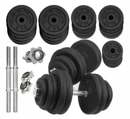 hantle-zeliwne-regulowane-2x35kg-gryfy-talerze-zestaw-do-treningu-70kg