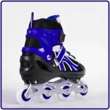 rolki-regulowane-dla-dzieci-chlopca-34-37-czarno-niebieskie-dzieciece-stan-nowy