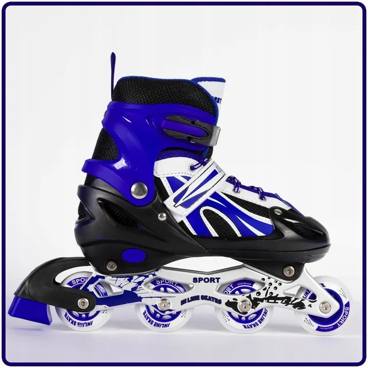 rolki-regulowane-dla-dzieci-chlopca-34-37-czarno-niebieskie-dzieciece