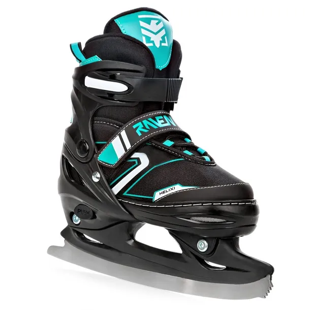 rolki-lyzwy-wrotki-4w1-regulowane-raven-helixi-black-mint-30-33-kolka-led-material-plozy-kompozyt