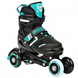 rolki-lyzwy-wrotki-4w1-regulowane-raven-helixi-black-mint-30-33-kolka-led-kod-producenta-093887