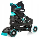 rolki-lyzwy-wrotki-4w1-regulowane-raven-helixi-black-mint-30-33-kolka-led-model-helixi