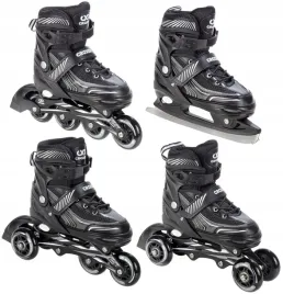 rolki-lyzwy-wrotki-regulowane-4w1-croxer-optima-black-39-42