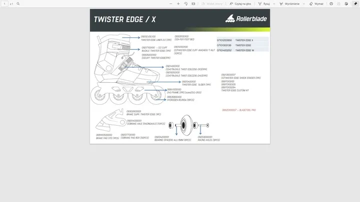 lesznookrezna10a-nowe-rolki-rollerblade-rb-cruiser-250-black-yellow-cena-stan-nowy