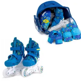 zestaw-dla-dziecka-rolki-wrotki-regulowane-led-combo-r-30-33-niebieskie