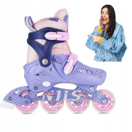 rolki-dla-dziewczynki-regulowane-rozmiar-m-34-37-max-60kg-lekkie-nils