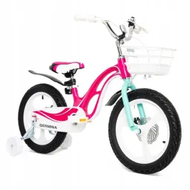 lekki-rozowy-rowerek-dzieciecy-16-cali-z-koszykiem-dla-dziewczynki-4-6-lat