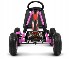 gokart-milly-mally-thor-rozowy-na-pedaly-sportowy-design-wysoka-jakosc