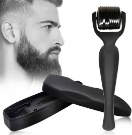 derma-roller-do-brody-zarostu-black-tytan-540-mezoterapia-wlosy-premium