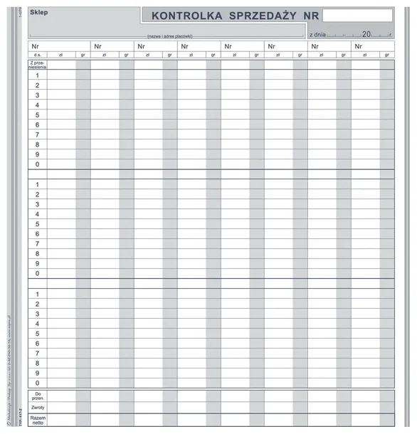 druk-417-2-kontrolka-sprzedazy-stan-nowy