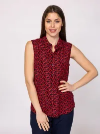 heavy-tools-damska-bluzka-bez-rekawow-ruannas25-geometric-czerwona-xxl