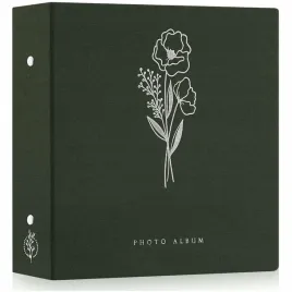 album-fotograficzny-na-zdjecia-lniany-600-kieszeni-115-x-15-cm-zielony-xl