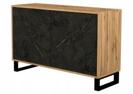 komoda-woodstone-120-dab-artisan-czarny-kamien