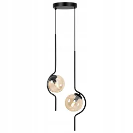 lampa-wiszaca-vela-k-5337-czarny-bursztynowy-awangardowa-stylowa-efektowna