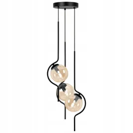 lampa-wiszaca-vela-k-5338-czarny-bursztynowy-awangardowa-stylowa-efektowna