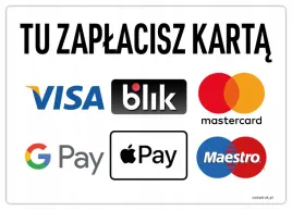 tu-zaplacisz-karta-naklejka-laminowana-a5
