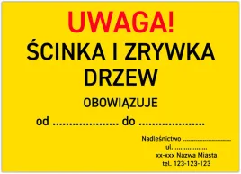 uwaga-scinka-i-zrywka-drzew-tabliczka-personalizowana-35x25cm