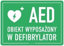 obiekt-wyposazony-w-defibrylator-naklejka-zielona-a4