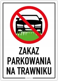zakaz-parkowania-na-trawniku-tabliczka-a4