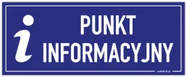 punkt-informacyjny-tabliczka-pcw-granatowa-25x10cm