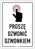 prosze-dzwonic-dzwonkiem-tabliczka-a6