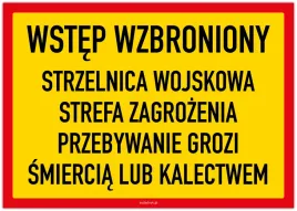 strzelnica-wojskowa-wstep-wzbroniony-tabliczka