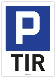 parking-tir-tabliczka-pcw