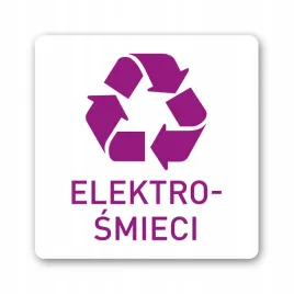 recykling-elektrosmieci-naklejka-200x200mm-pl