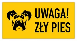 uwaga-zly-pies-tabliczka-pcw-laminowana