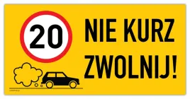zwolnij-nie-kurz-tabliczka-60x30cm-laminowana-20km