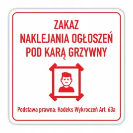 zakaz-naklejania-ogloszen-100x100mm-pictogram-bial