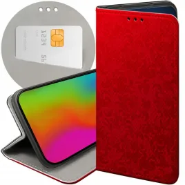 etui-z-klapka-do-xiaomi-poco-x7-pro-5g-wzory-czerwone-serca-roze-futeral