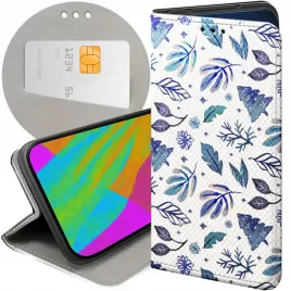 etui-z-klapka-do-xiaomi-poco-x7-pro-5g-wzory-zima-snieg-sniezynki-winter