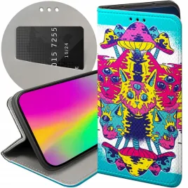 etui-z-klapka-do-xiaomi-poco-x7-pro-5g-wzory-psycho-lsd-psychodelic-grzybki