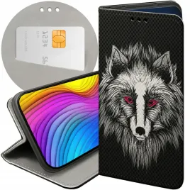 etui-z-klapka-do-xiaomi-poco-x7-pro-5g-wzory-wilk-wilkolak-wolf-wilczyca