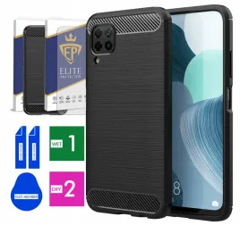 etui-na-telefon-huawei-p40-lite-carbon-pancerne-szklo-oryginalne