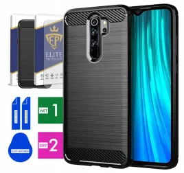 etui-na-telefon-xiaomi-redmi-note-8-pro-carbon-pancerne-szklo-oryginalne