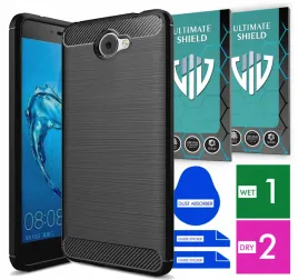 etui-na-telefon-huawei-y7-carbon-pancerne-szklo-ochronne
