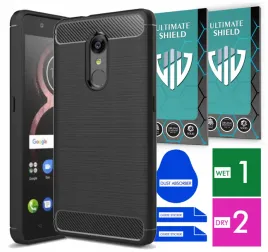 etui-na-telefon-lg-k8-2017-carbon-pancerne-szklo-ochronne