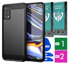 etui-na-telefon-realme-7-pro-carbon-pancerne-szklo-ochronne