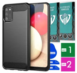 etui-na-telefon-samsung-galaxy-a02s-carbon-pancerne-szklo-ochronne