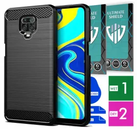 etui-na-telefon-xiaomi-redmi-note-9-carbon-pancerne-szklo-ochronne