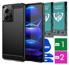 etui-na-telefon-xiaomi-redmi-note-12-4g-carbon-pancerne-szklo-ochronne