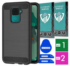 etui-na-telefon-huawei-mate-30-lite-carbon-pancerne-szklo-ochronne